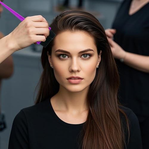 10 Pcs Hair Coloring Dye Brush Set Salon & Home Tinting Tools