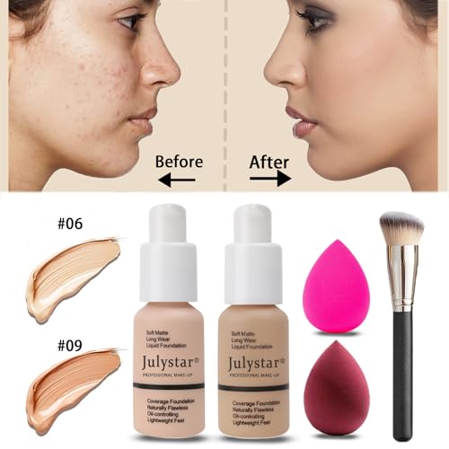 Geyomi All-in-One Makeup Kit - 12 Colors, Foundation, Lipsticks & Brush