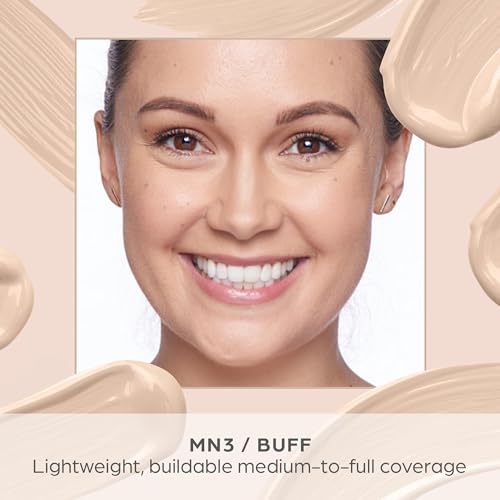 PÜR MINERALS 4-in-1 Sculpting Concealer Buff - Medium to Full Coverage, Hydrating, Brightening & Correcting for Dark Circles