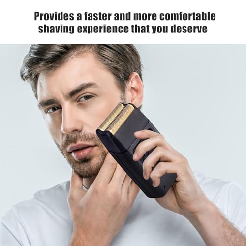 2 Pack Professional 5 Star Series Finale Shaver Replacement Foil and Cutter Bar Assembly Compatible With Wahl Shaver Foil 7031-100, 7043-100 Super Close Shaving Replacement Heads£¬(Black)