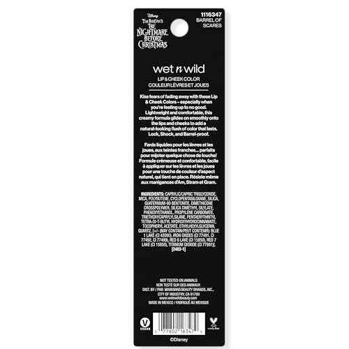 Wet n Wild Nightmare Before Christmas Lip & Cheek Color