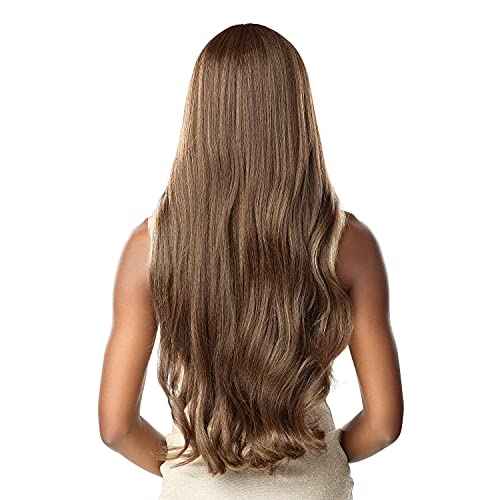 Sensationnel Butta Lace Wigs - Unit 14 Extra Wide 5 Inch Deep Parting Synthetic Preplucked Hairline Glueless Lacefront (BALAYAGEMOCHA)