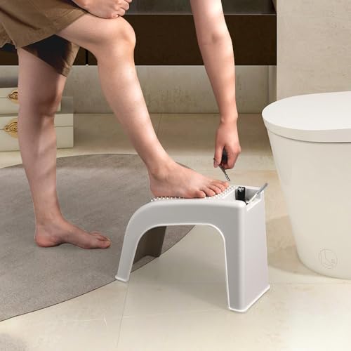 Shower Foot Rest for Shaving Legs - Non-Slip Pedicure Stool