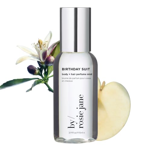 By Rosie Jane Birthday Suit Body & Hair Perfume Mist - Citrus & Floral Scent, 115ml