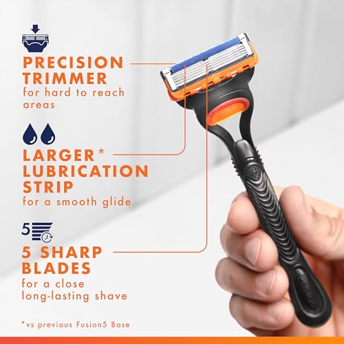 Gillette Fusion5 Men's Razor Handle + 1 Refill Blade Pack of 1