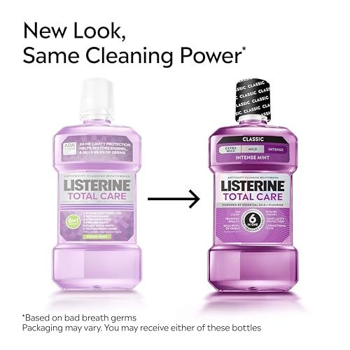 Listerine Total Care Anticavity Mouthwash Intense Mint 2 Pack