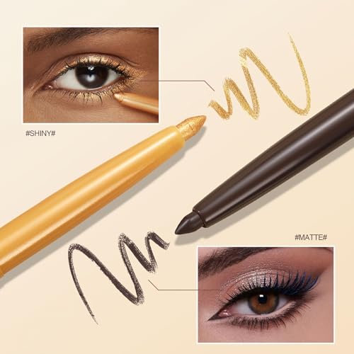 12 Shade Waterproof Eyeliner Pencil Set