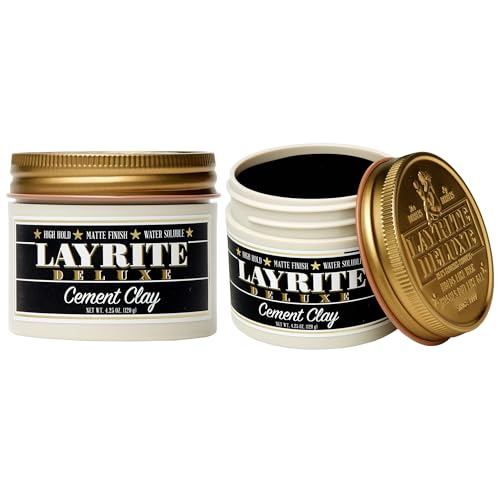 Layrite Deluxe Cement Clay 4.25 oz 2-Pack