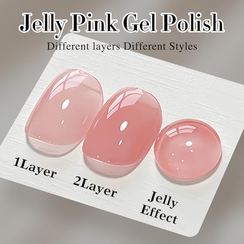 Double Rhythm Jelly Gel Polish 15ml | UV/LED Curable Milky Nude