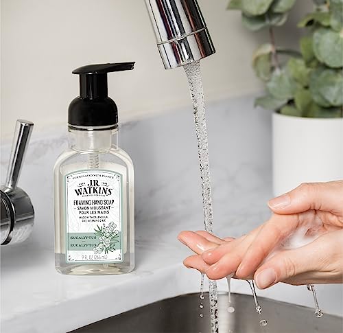 J.R. Watkins Eucalyptus Foam Hand Soap Dispenser 3 Pack, 9 fl oz