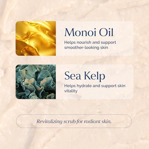 Exfoliating Face Scrub with Monoi Oil & Sea Kelp | Vegan
