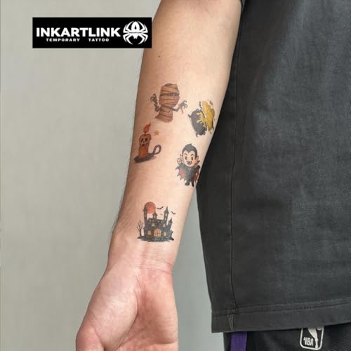 128 Halloween Temporary Tattoo Stickers - Kids Party Favors