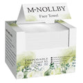 M¡¤NOLLBY Disposable Face Towel Makeup Remover, Biodegradable Clean Large 11 * 12inches XL Extra Soft Thick Washcloths Facial Towels, Bathroom Essentials, Sensitive Skin Care 50Count