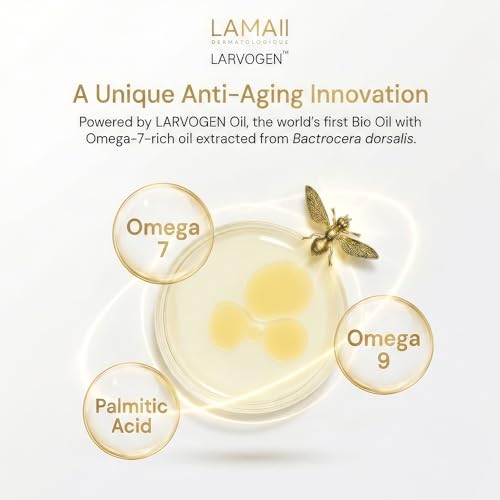 Silky Moisturizing Soft Cream ? Face Moisturizer for Women with Deep Hydration & Anti-Aging, Daily face cream with Rhus Coriara Leaf Extract, LARVOGEN¢â Bio Oil & Caviar Oil ? 50g