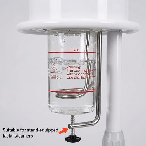 Elitzia Professional Glass Facial Steamer Jar with Leak-Proof Seal Ring Replacement Part Steamer Accessory ETBL0 (Height 17cm)
