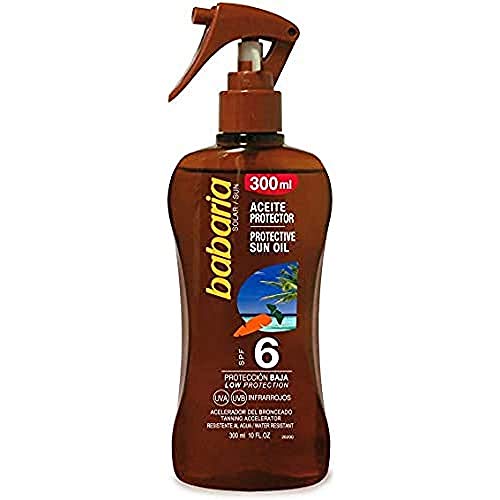 Babaria Sun Aceite Solar Sun Oil SPF 6 (Sun Oil Carrot) 10 oz