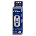 100 Clifton Classic Double Edge Razor Blades For Safety Razor - Men¢¥s Safety Razor Blades For Shaving For Men For A Smooth And Clean Shave (1 Year Supply)