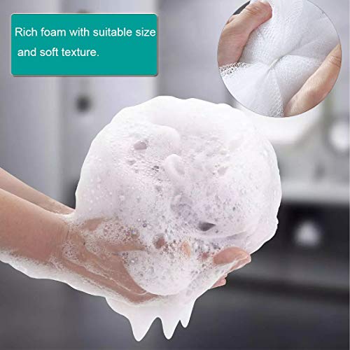 10 Pack Bath Loofah Sponges - Gentle Body Scrubbers for Kids, Women & Men