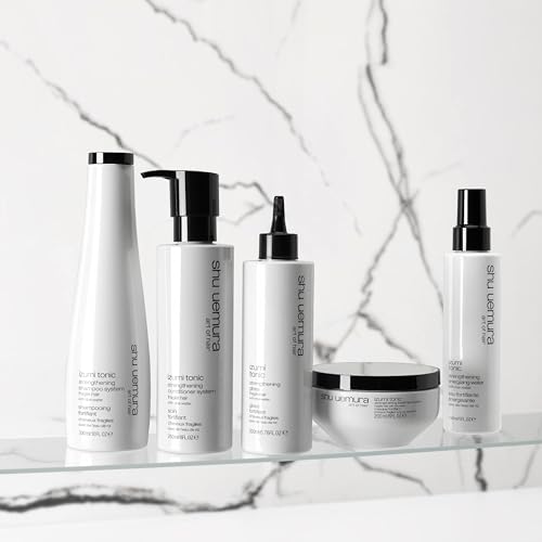 shu uemura art of hair Izumi Tonic Strengthening & Thickening Rice Water Treatment - Leave-In Hair Treatment, Hydrates and Repairs Damaged Hair, With Japanese Rice Water