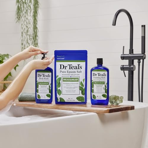 Dr Teal's Relax & Relief Body Wash with Epsom Salt, 24 fl oz (Pack of 2)