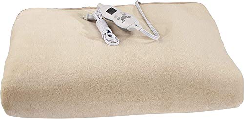 Master Massage Deluxe Fleece Massage Table Warmer Heating Pad - Cream