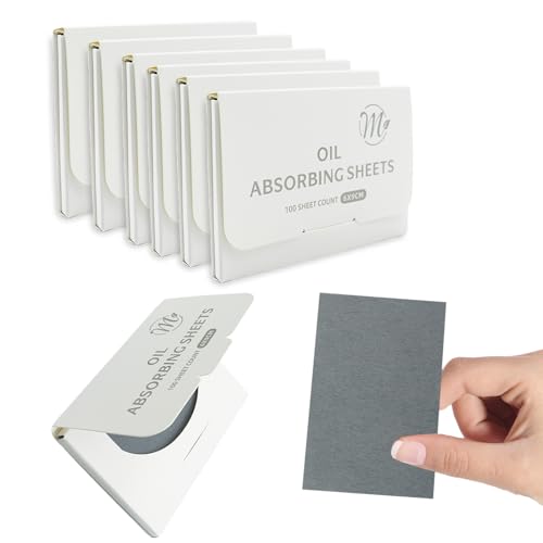 Bamboo Charcoal Oil Blotting Paper - 600 Sheets