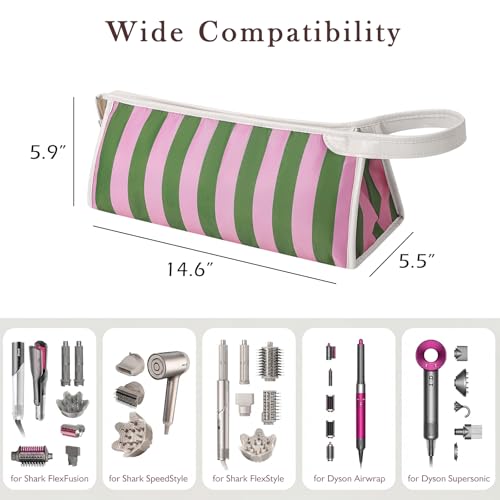 Hair Dryer Travel Bag with Dividers | Waterproof Storage Case