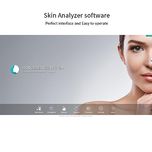 Skin Analyzer with 9 Reports | Facial Analysis Detector for Beauty Salons