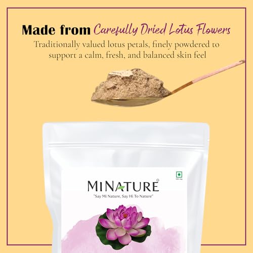minature Lotus Powder | Flower Petal Powder | Nelumbo nucifera | | 100% Natural | Face Pack | Flawless Skin |227g (8 oz)