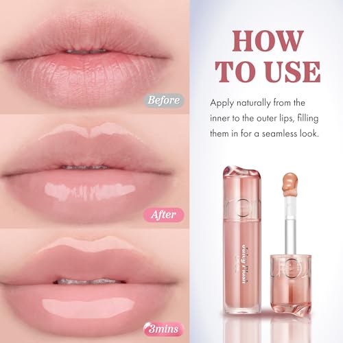rom&nd Juicy Flash Lip Oil 01 Pomelo - Hydrating Gloss