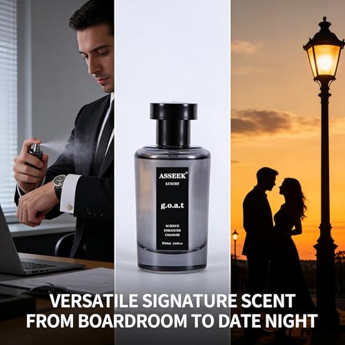 ASSEEK G.O.A.T Cologne for Men - 80ml Woody Fougere Fragrance