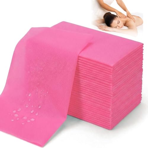 100-Pack Disposable Massage Table Sheets - 75x31 Waterproof Spa Bed Cover