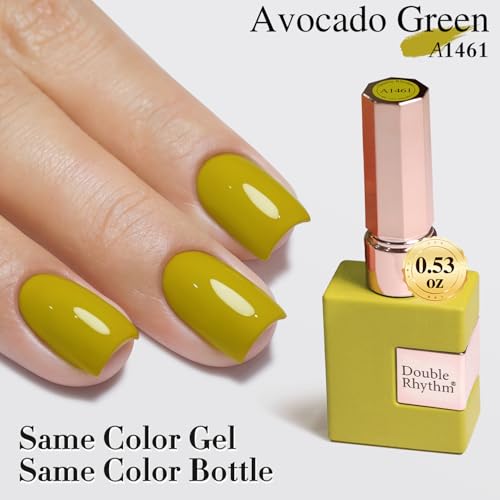 Double Rhythm Sage Green Gel Polish 15ML Soak Off Nail Art Manicure