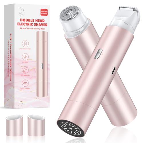 Bikini Trimmer for Women, IPX7 Waterproof Electric Razor