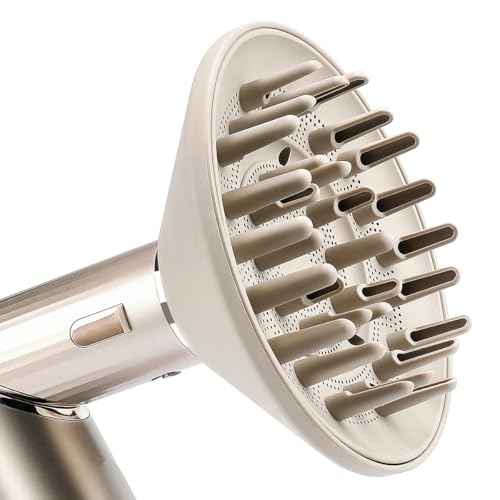 Extra Large Diffuser Attachment for Shark FlexStyle, Upgraded Bigger Diffuser Nozzle for Fast Hair Drying Wavy Curly or Coily Hair Type