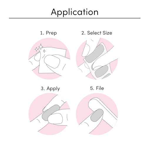 Dashing Diva Gloss UV Free, Long Lasting Gel Nail Stickers | Chip Resistant | 32 Nail Wraps, Prep Pad, Nail File