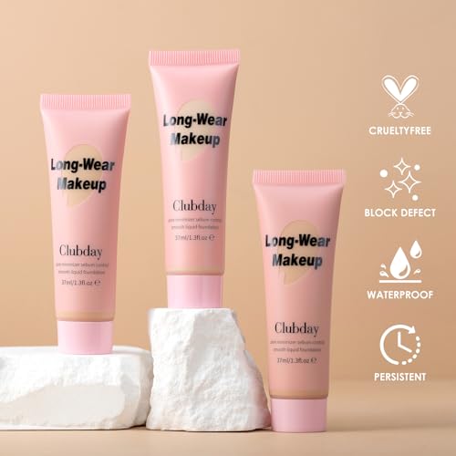Clubday Long-Wear Liquid Foundation | 24H Matte Finish
