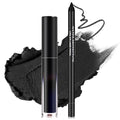 Black Lipstick Black Lip Liner Set Matte Lipstick 2PCS Long Lasting Lip Stain and Lip Liner Set for Halloween Cosplay Goth Makeup