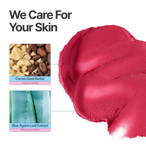 fwee Lip & Cheek Blurry Pudding Pot - Lightweight Multi-Use Blush & Lip Color