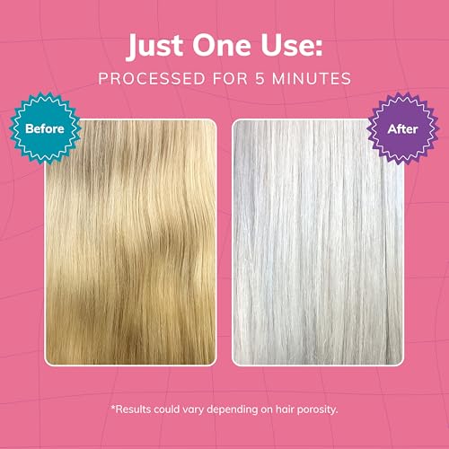 Fanola No Yellow Purple Shampoo - Purple Color Depositing Shampoo for Blondes, Bleached & Grey Hair - Formulated with Violet Pigment to Remove Brassy Tones from Hair - 33.8 Fl oz / 2 Pack