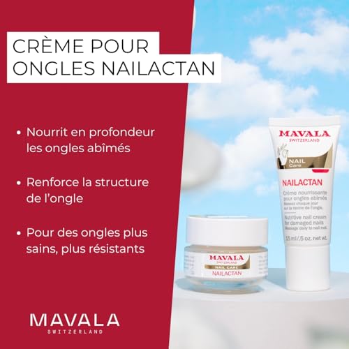 Mavala Nailactan Nutritive Nail Cream for Damaged & Dry Nails - 0.5 oz