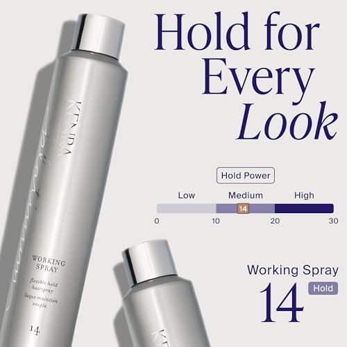 Kenra Professional Platinum Working Spray 14 50% VOC Flexible Hold Non-Sticky Hair Spray - Fast-Drying, Volume & Shine, All Hair Types