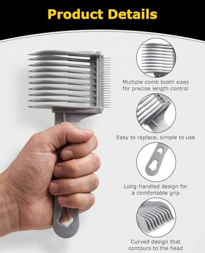 Geyynow 4-in-1 Blend Friend Fade Comb for Men's Haircuts