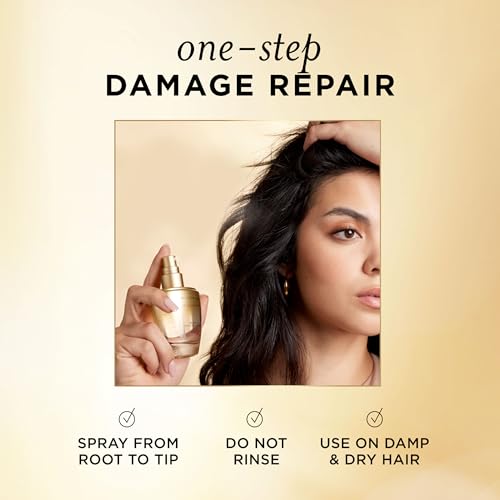 Pantene Pro-Vitamin Essence, Daily Repair Mist, Weightless Leave-On Treatment Strengthens & Rebuilds Damaged Hair, Reduces Breakage, 2.5 Fl Oz, (Pack of 2)