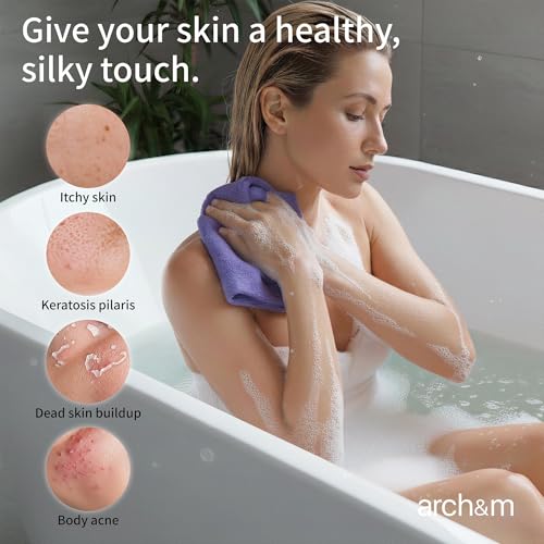 Exfoliating Washcloth 3-Pack | Japanese Body Scrubber
