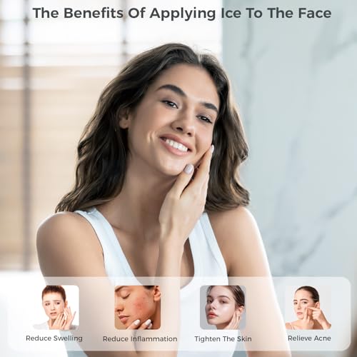 Face Bowl For Ice with Built-In Icetray¡¼Foldable¡½¡¼Travel Size¡½¡¼Easy To Clean¡½Food Grade Silicone Ice Bowl For Face£¬Black