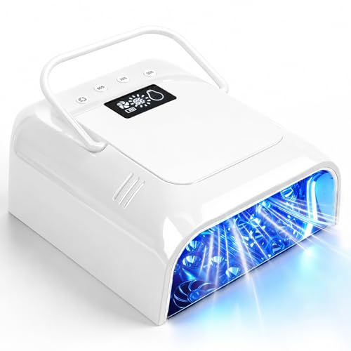 IMENE 108W Cordless UV LED Nail Lamp with Cooling Fan