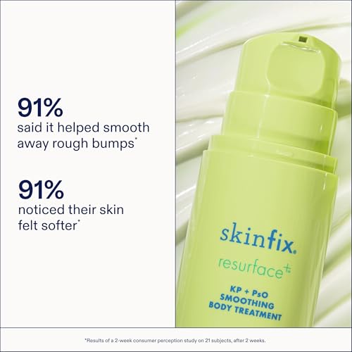 Skinfix KP + PsO Smoothing Body Treatment - 5.07 oz - Clinical-Grade Lactic Acid Smoothing Treatment for Keratosis Pilaris- and Psoriasis-Prone Skin - Safe for Sensitive Skin - Vegan, Cruelty Free