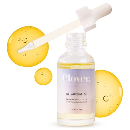 Clover Balancing Oil | Supports Clearer Skin, Promotes a Healthy Complexion, and Enhances Natural Radiance | Cruelty-Free & Vegan Face Oil - 1 oz (30 ml)
