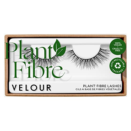 Velour Plant Fibre Lashes - A New Leaf - Hemp-Derived False Eyelashes - Lightweight, Reusable, Handmade - Wear up to 25 Times - Natural Fake Lashes - 100% Vegan, Soft and Comfortable, All Eye Shapes